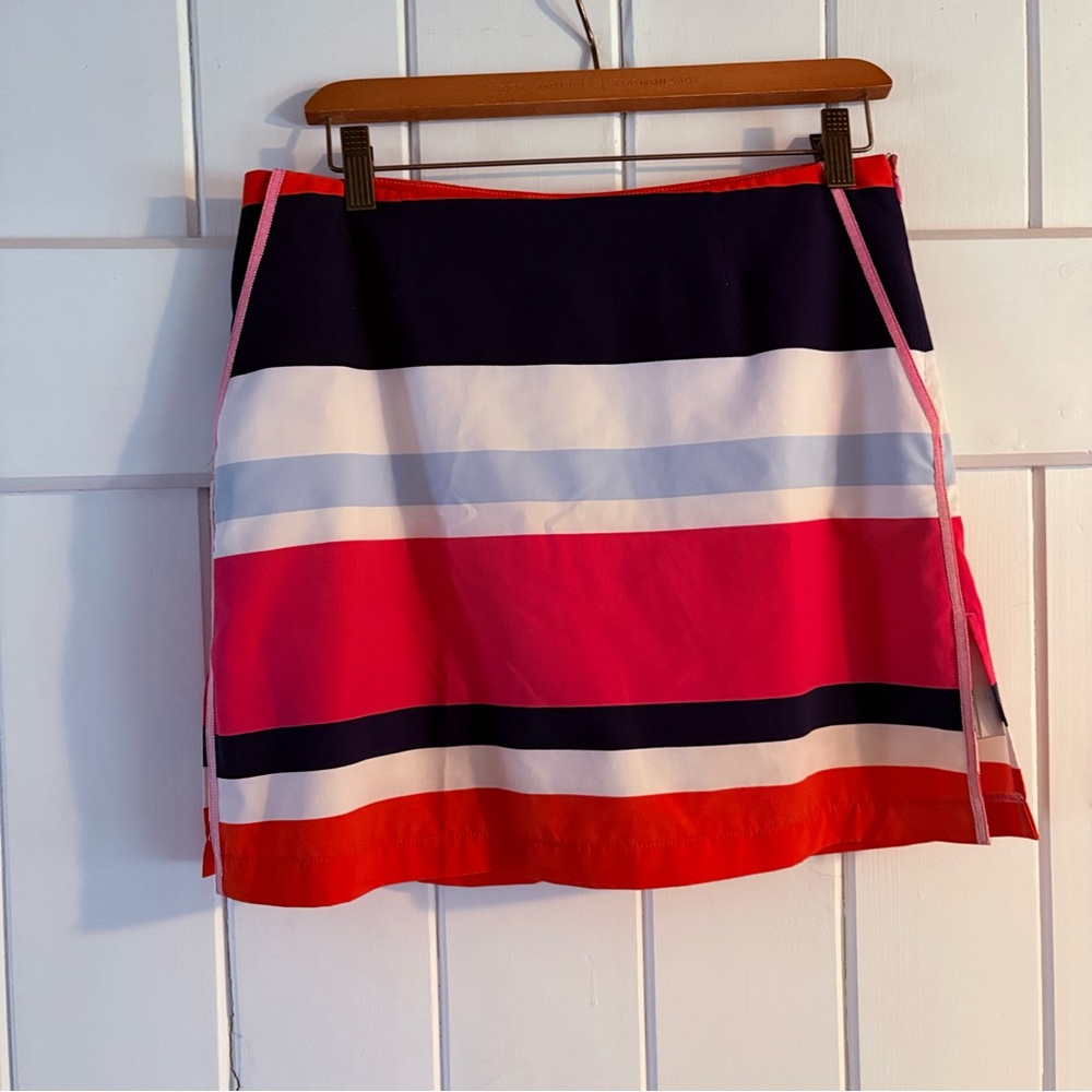 Golftini Striped Multicolor Skort